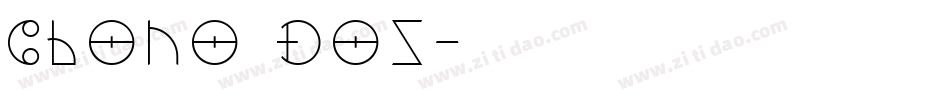 Clono dos字体转换
